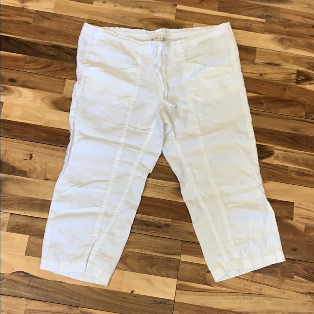 CAbi crop linen pants